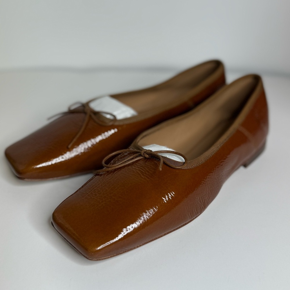 Mansur Gavriel Square Toe Ballerina Flats - Picture 5 of 11